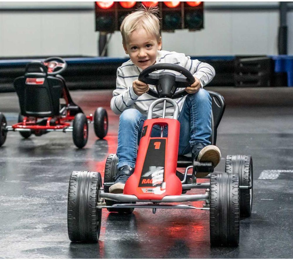 FERBEDO X-Racer Go-Kart - Silver & Red image number 5 of 7