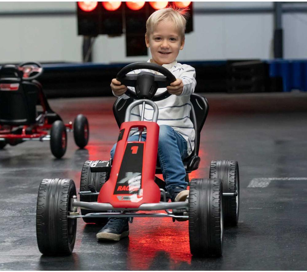 FERBEDO X-Racer Go-Kart - Silver & Red image number 7 of 7