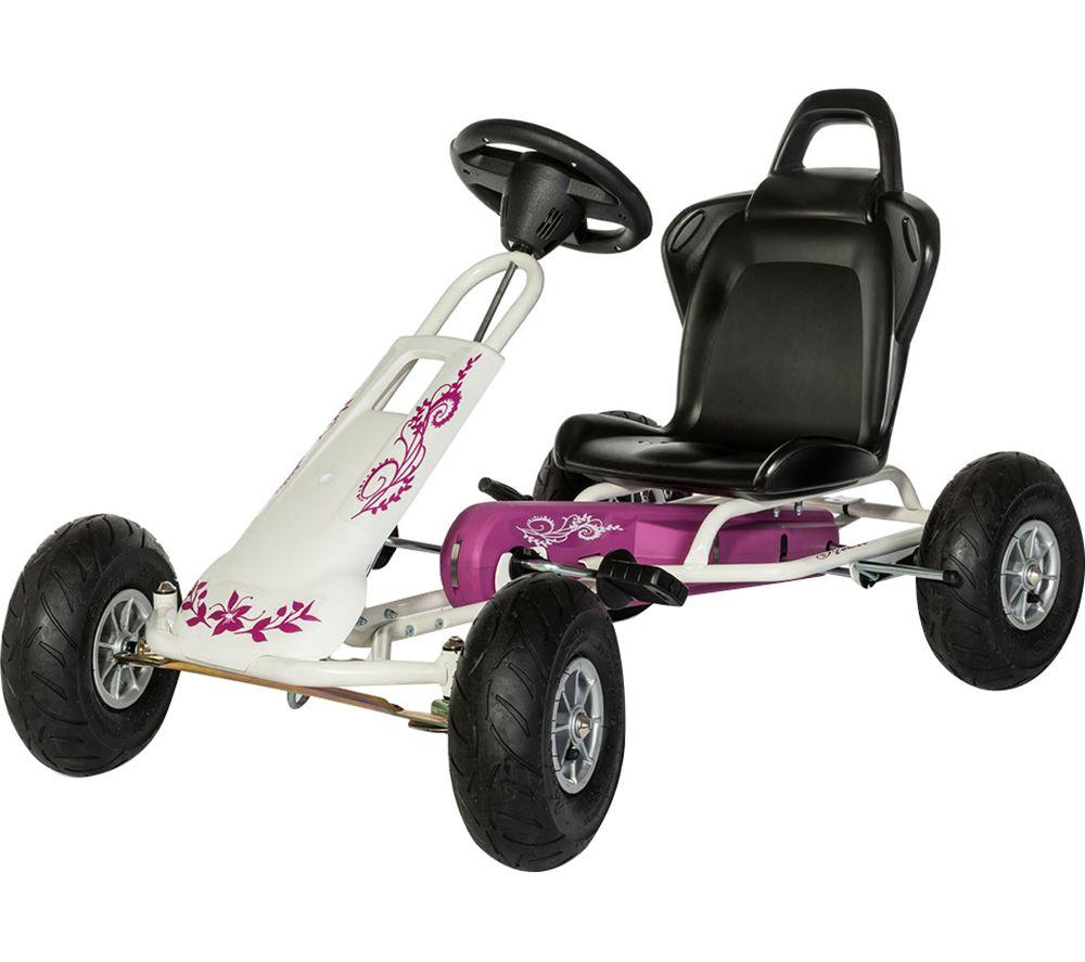 FERBEDO Air Runner Kids' Go-Kart - Pink & White, Pink,White