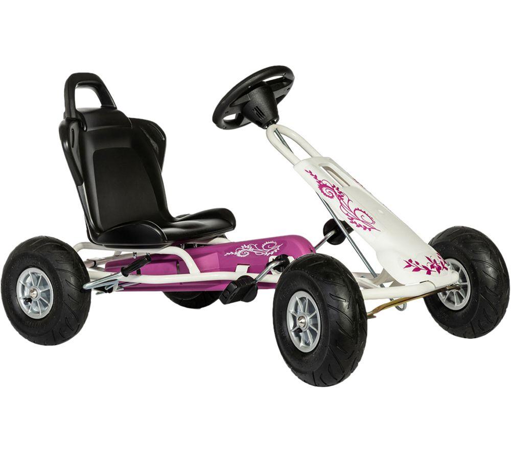 FERBEDO Air Runner Kids' Go-Kart - Pink & White image number 2 of 9