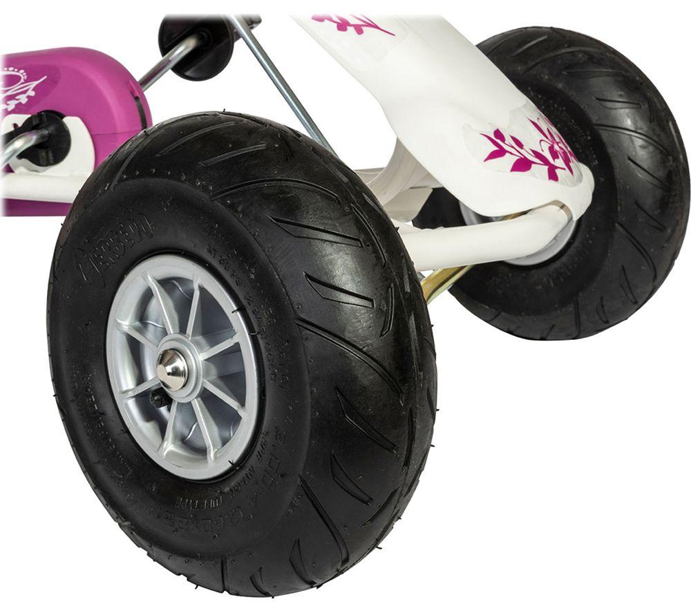 FERBEDO Air Runner Kids' Go-Kart - Pink & White image number 5 of 9