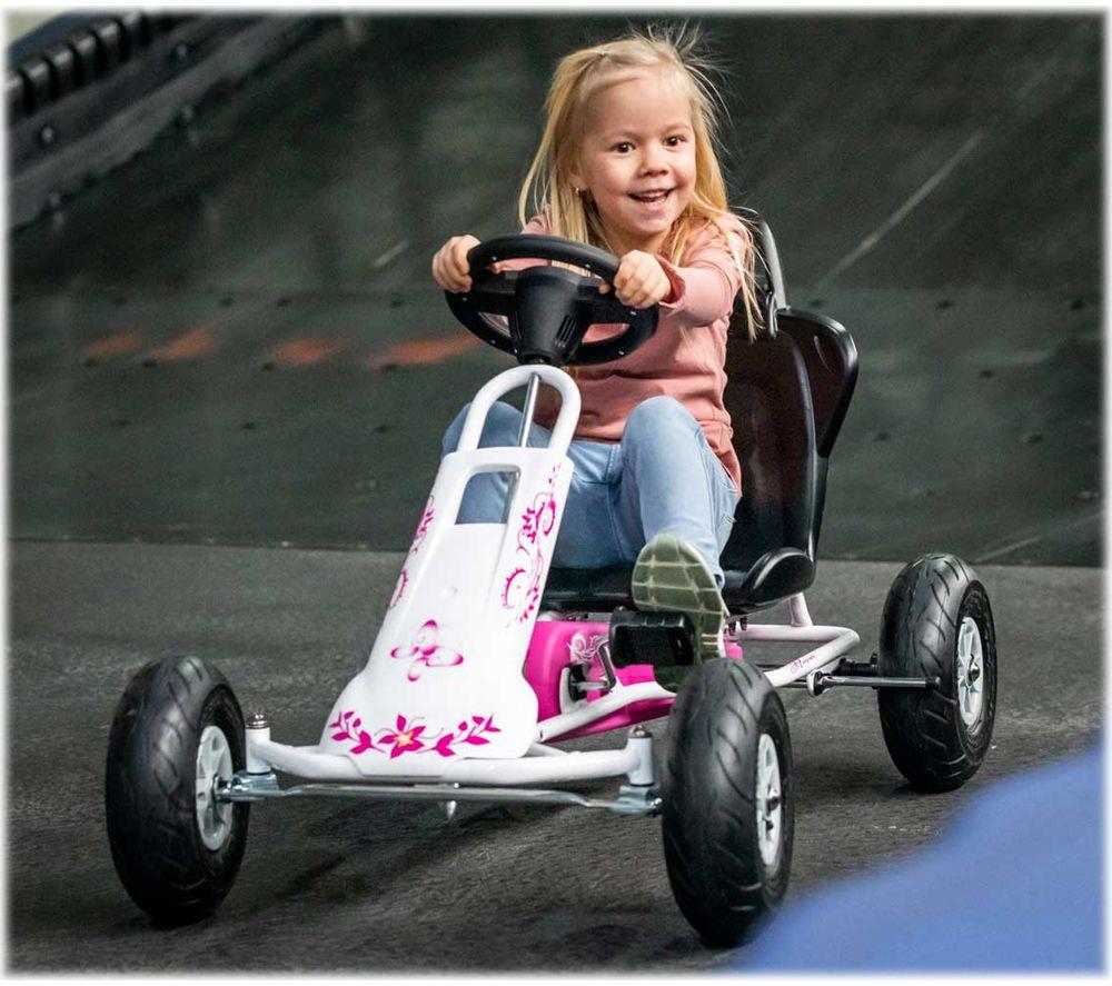 FERBEDO Air Runner Kids' Go-Kart - Pink & White image number 8 of 9