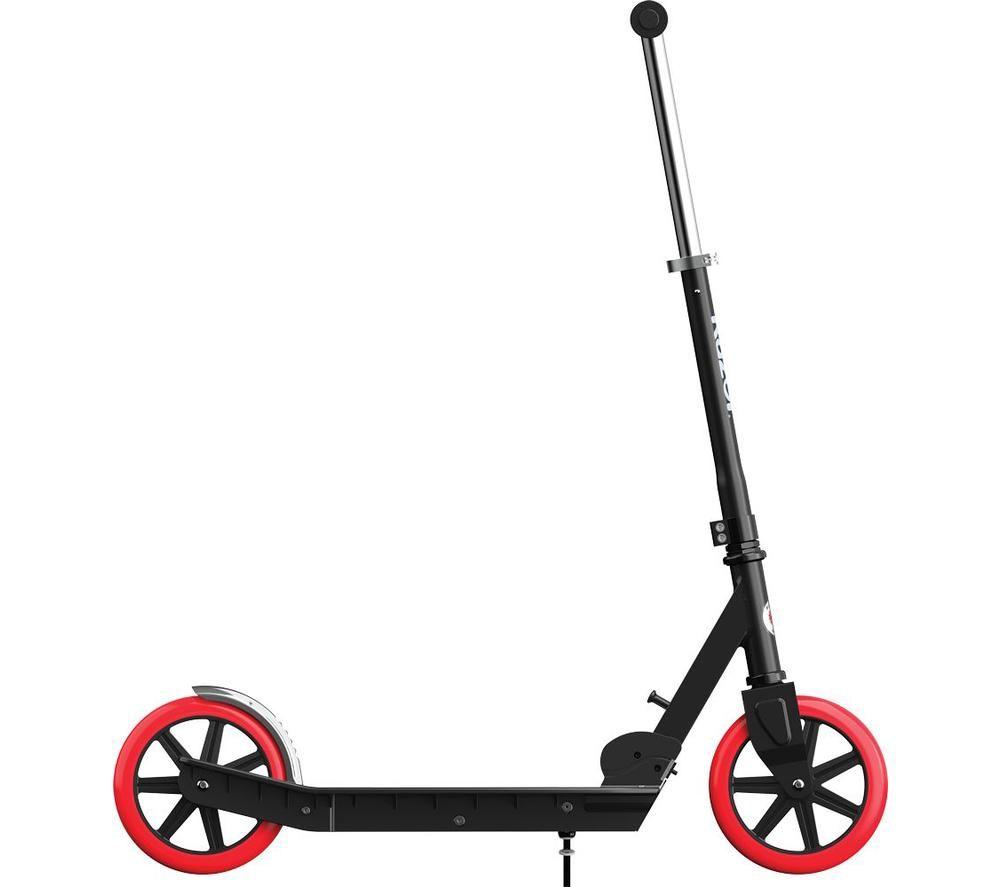RAZOR Carbon Lux Folding Kids Kick Scooter - Black & Red image number 3 of 16