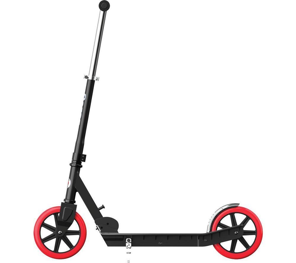 RAZOR Carbon Lux Folding Kids Kick Scooter - Black & Red image number 5 of 16