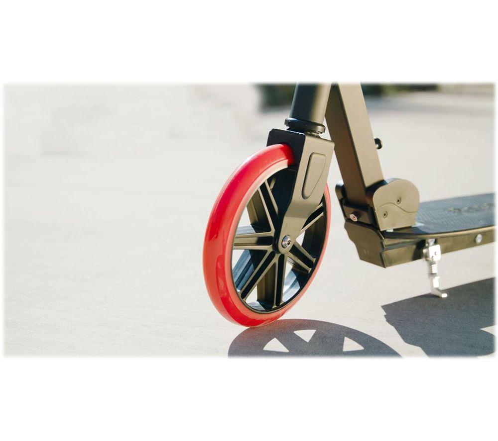 RAZOR Carbon Lux Folding Kids Kick Scooter - Black & Red image number 12 of 16