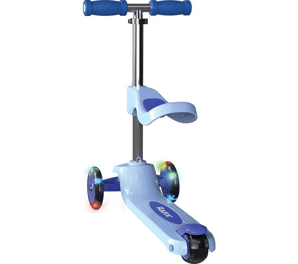 RAZOR Rollie Kids' 2-in-1 Convertible Kick Scooter - Blue image number 2 of 10
