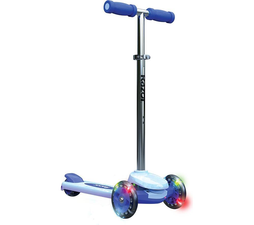 RAZOR Rollie Kids' 2-in-1 Convertible Kick Scooter - Blue image number 4 of 10
