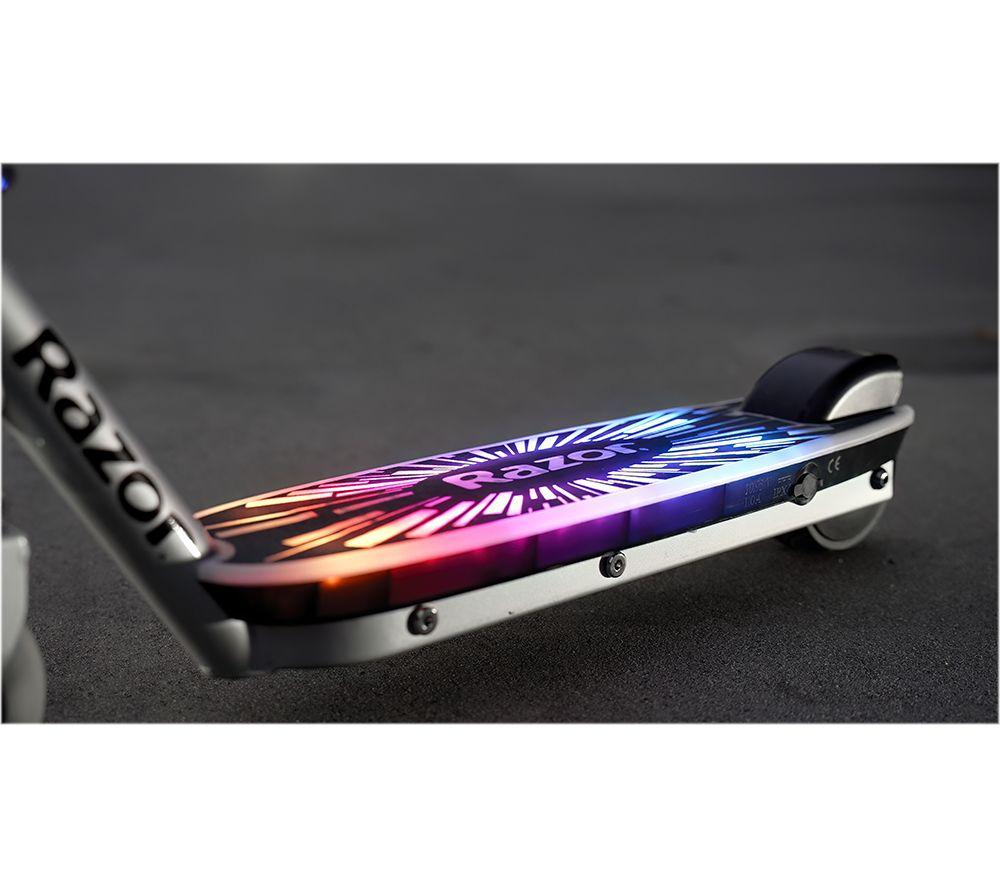 RAZOR ColorRave Electric Kids' Scooter - Silver image number 6 of 8