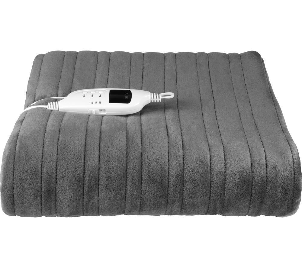 Kleeneze Kl3738 Heated Throw - Grey, 160 X 130 Cm