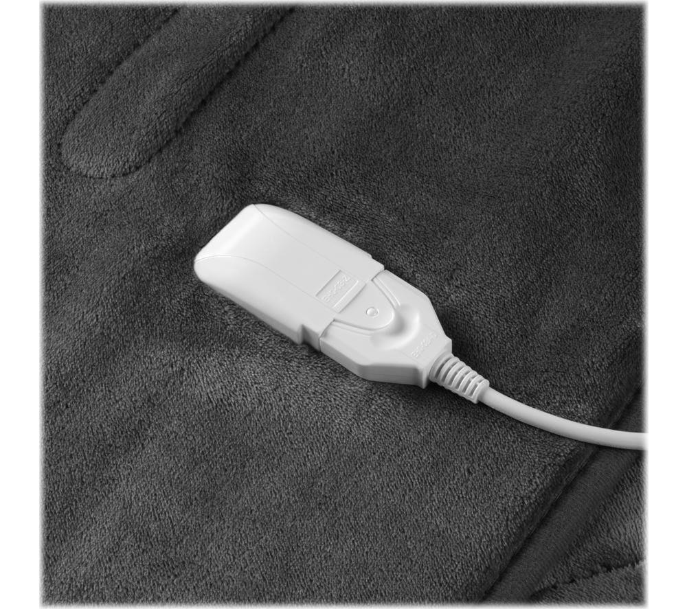 KLEENEZE KL3738 Heated Throw - Grey, 160 x 130 cm image number 3 of 8