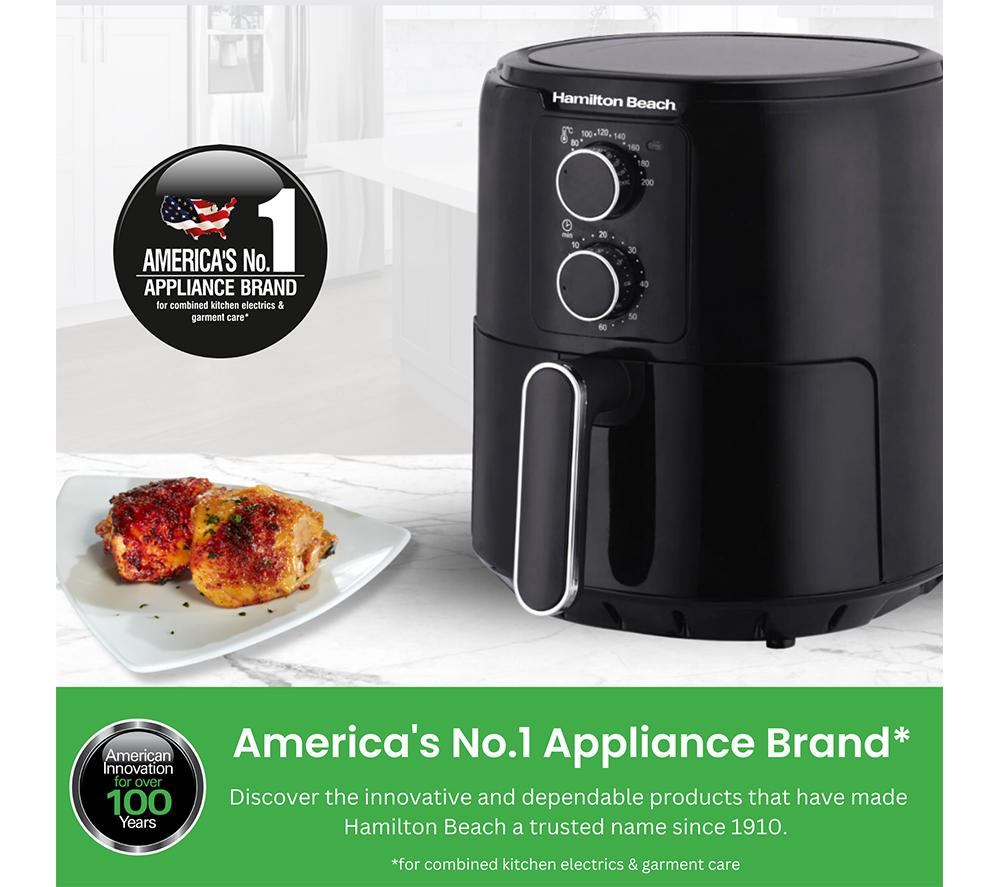 HAMILTON BEACH SimpliFry HB4001 Air Fryer - Black image number 2 of 10