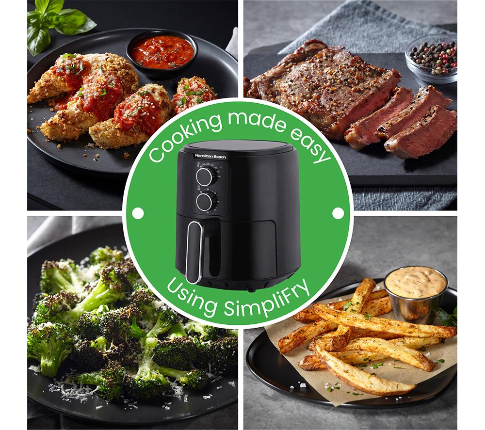 HAMILTON BEACH SimpliFry HB4001 Air Fryer - Black image number 9 of 10