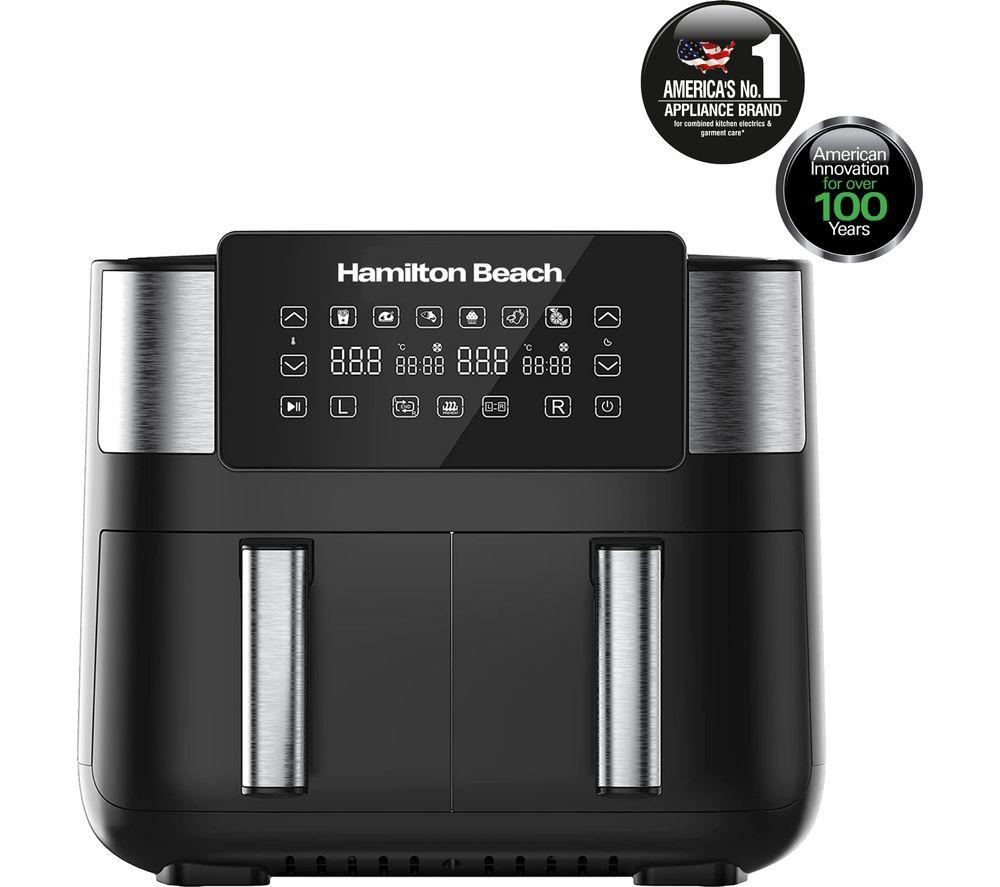 HAMILTON BEACH HealthyCook HB4006 Air Fryer - Black & Silver image number 2 of 16