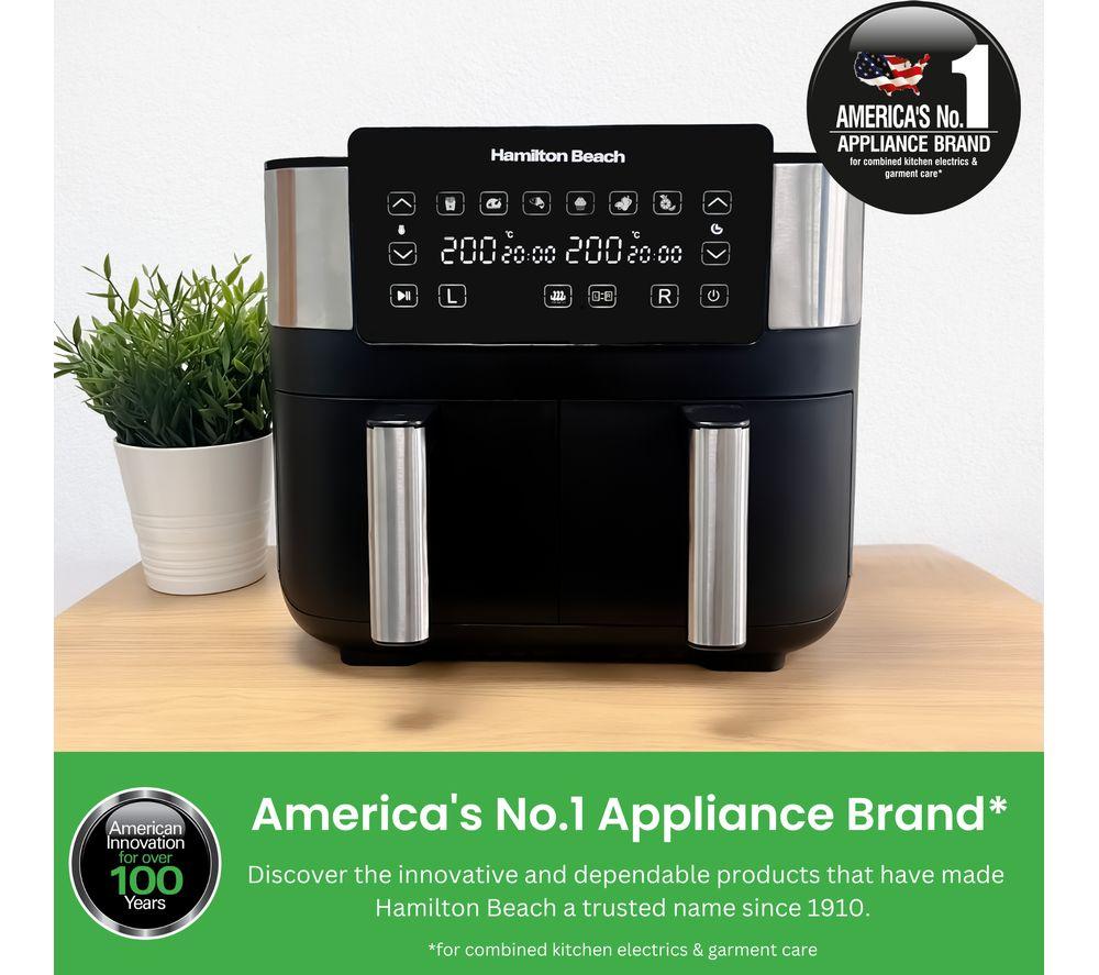 HAMILTON BEACH HealthyCook HB4006 Air Fryer - Black & Silver image number 3 of 16