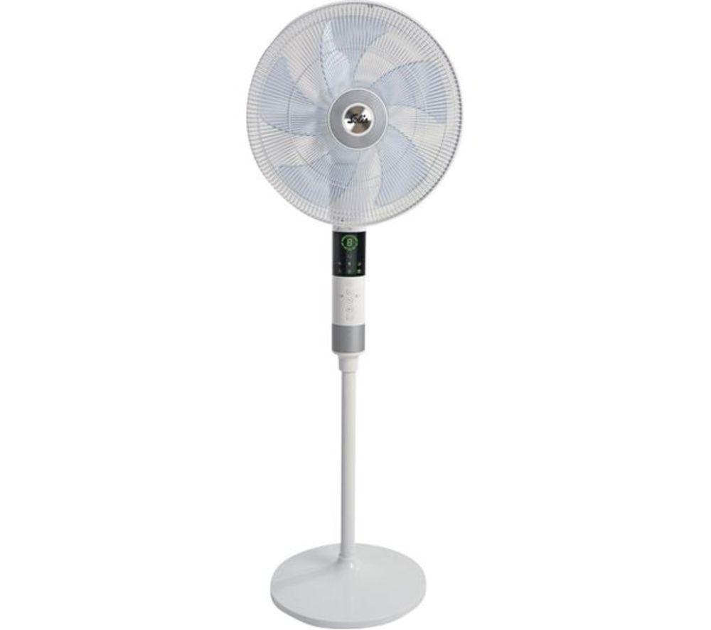 SOLIS Breeze 360 7582 Pedestal Fan - White, White