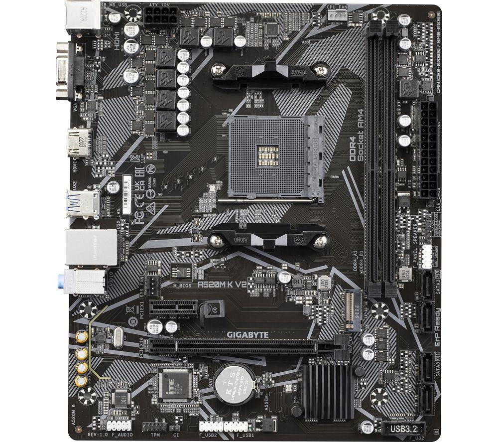 GIGABYTE A520M K V2 AM4 Motherboard image number 2 of 3