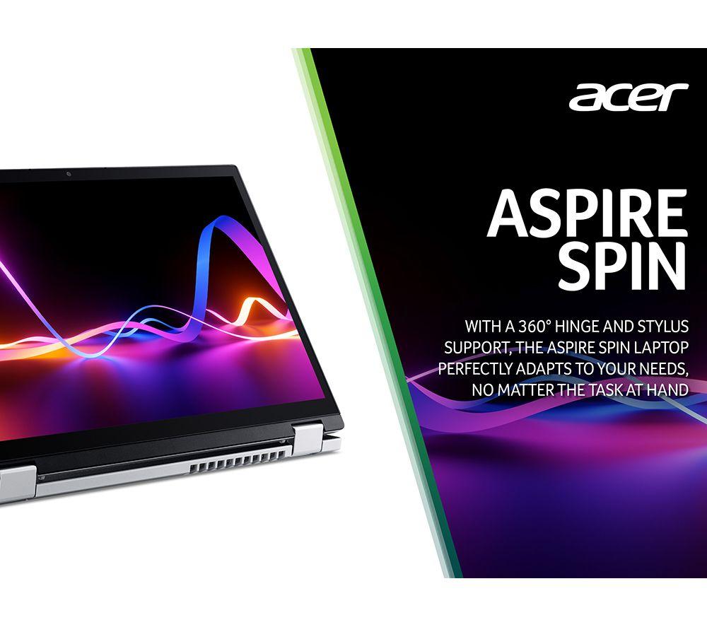 ACER Aspire 3 Spin 14' 2 in 1 Laptop - Intel® Core™ i3, 256 GB SSD, Silver - image 8