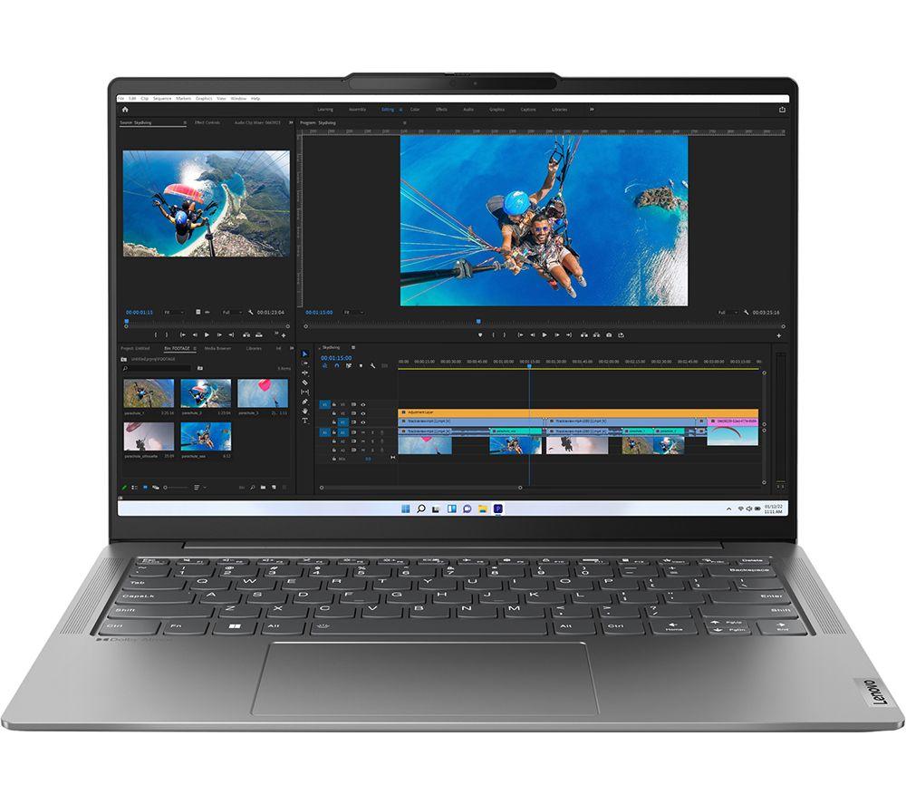 LENOVO Yoga Slim 6 14 Laptop - AMD Ryzen 7, 1 TB SSD, Grey, Silver/Grey