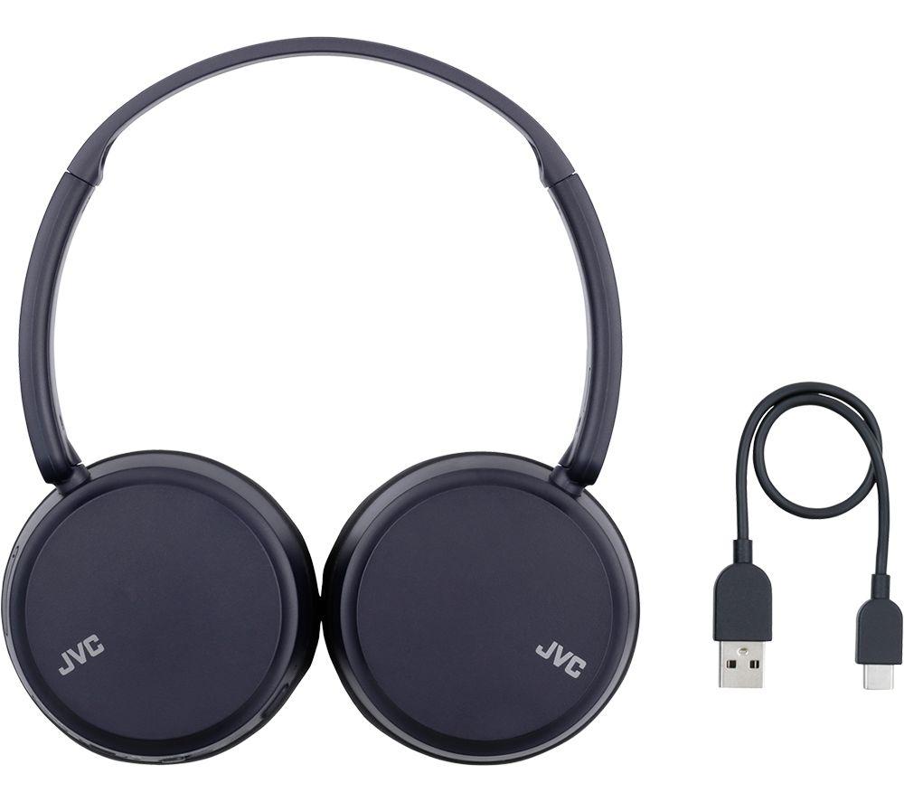 JVC HA-S36W-A-U Wireless Bluetooth Headphones - Blue image number 3 of 7