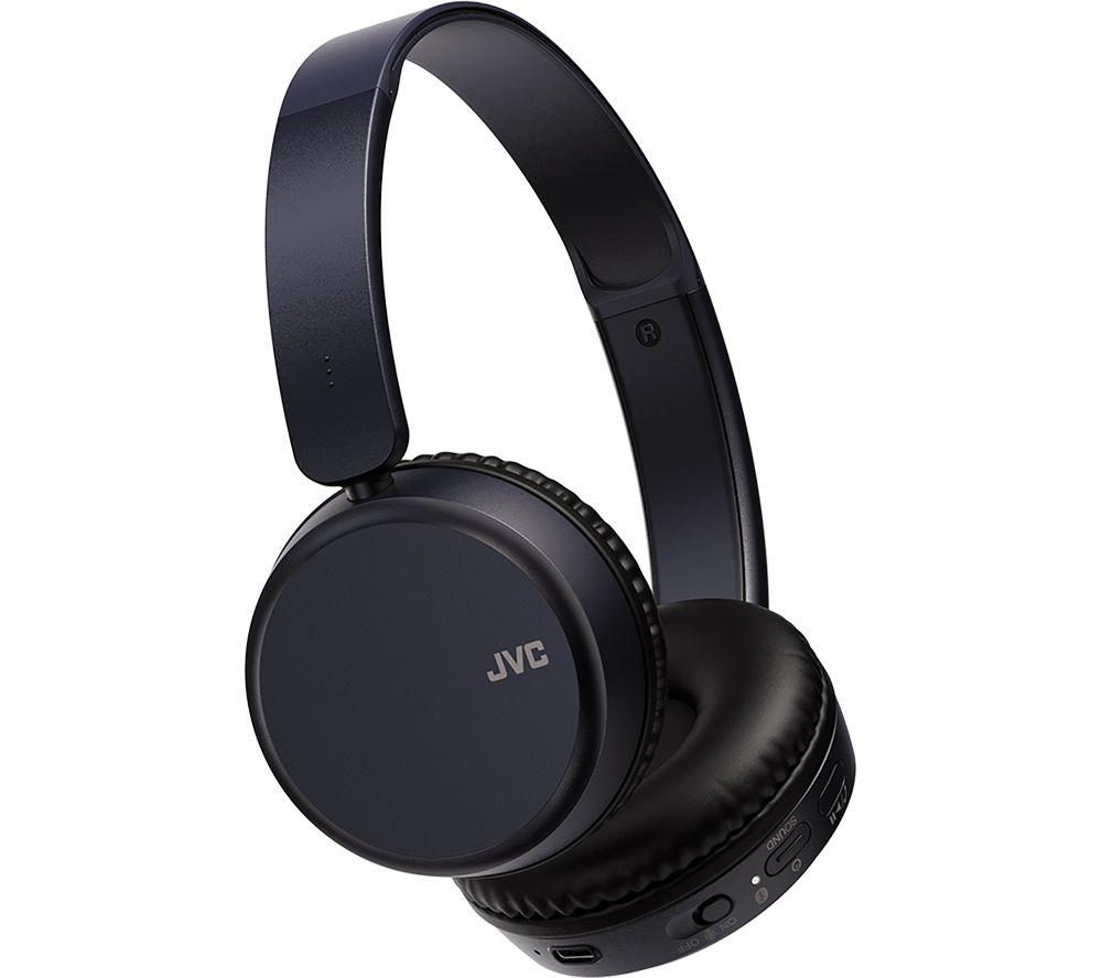 JVC HA-S36W-A-U Wireless Bluetooth Headphones - Blue image number 5 of 7