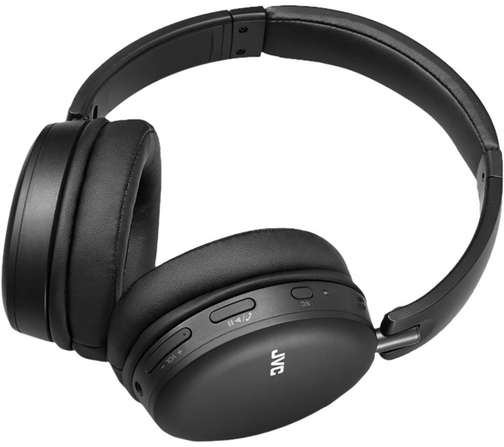JVC HA-S91NB-U Wireless Bluetooth Noise-Cancelling Headphones - Black, Black