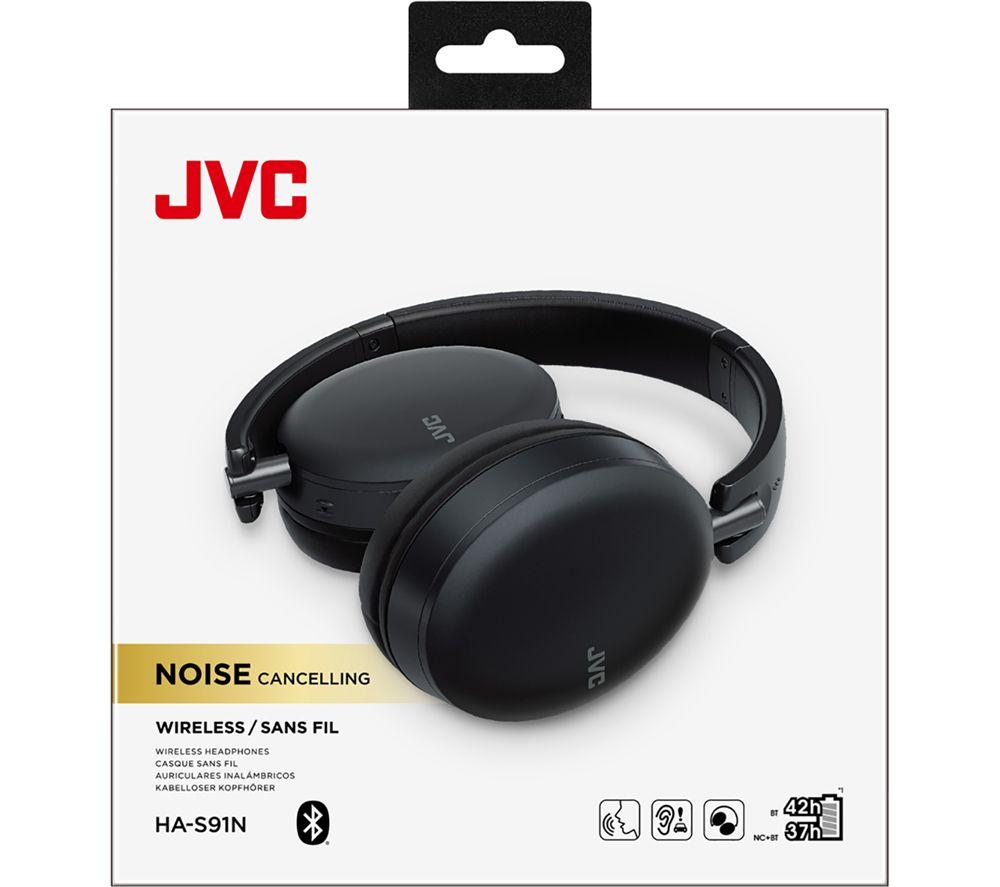 JVC HA-S91NB-U Wireless Bluetooth Noise-Cancelling Headphones - Black image number 11 of 12