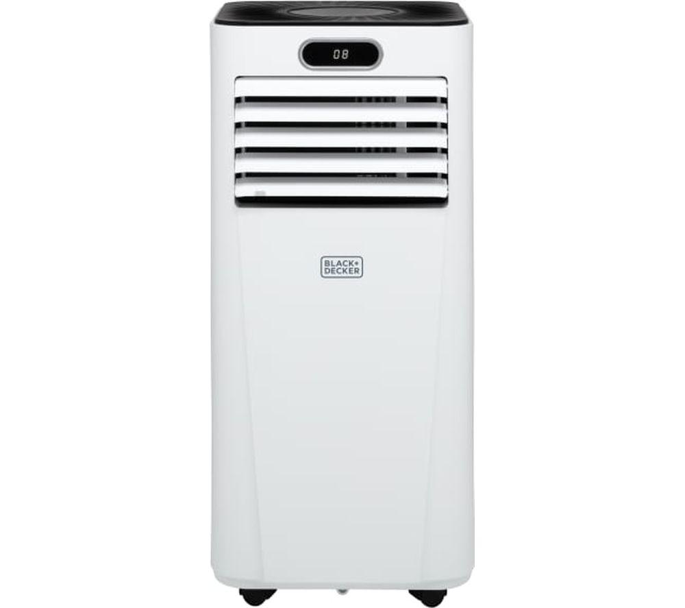 BLACK  DECKER BXAC40024GB Smart Air Conditioner & Dehumidifier - White, White