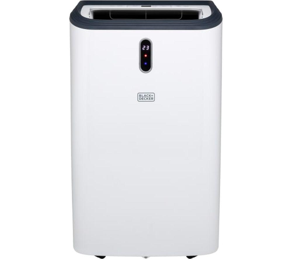 BLACK  DECKER BXAC40018GB Smart Air Conditioner & Dehumidifier - White, White