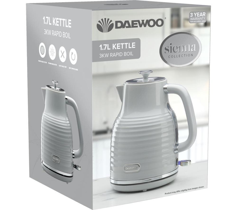 DAEWOO Sienna SDA2481GE Jug Kettle - Grey image number 6 of 6