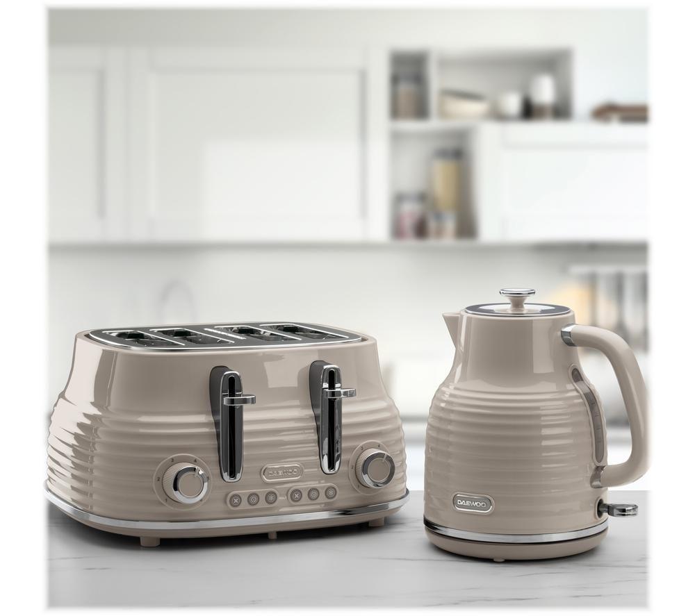 DAEWOO Sienna SDA2482GE Jug Kettle - Taupe image number 5 of 6