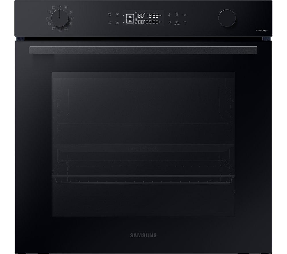 SAMSUNG Series 4 Dual Cook NV7B44205AK/U4 Electric Smart Oven - Black, Black