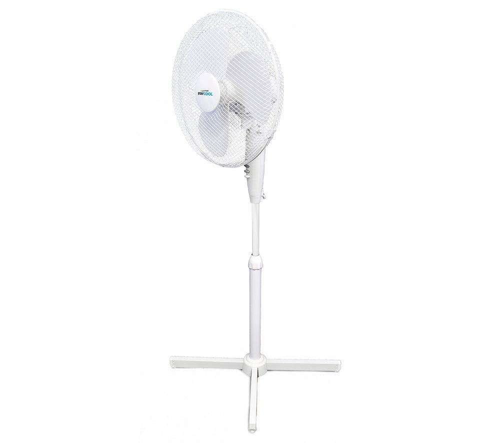 Buy LLOYTRON StayCool F1221WH 16" Pedestal Fan White Currys