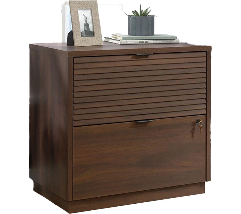 Teknik Elstree Lateral Filing Cabinet - Spiced Mahogany