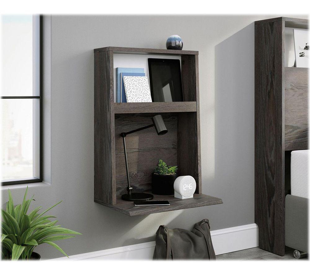 TEKNIK Hudson 5425815 Wall-mounted Night Stand - Charcoal Ash & Pearl Oak image number 4 of 6