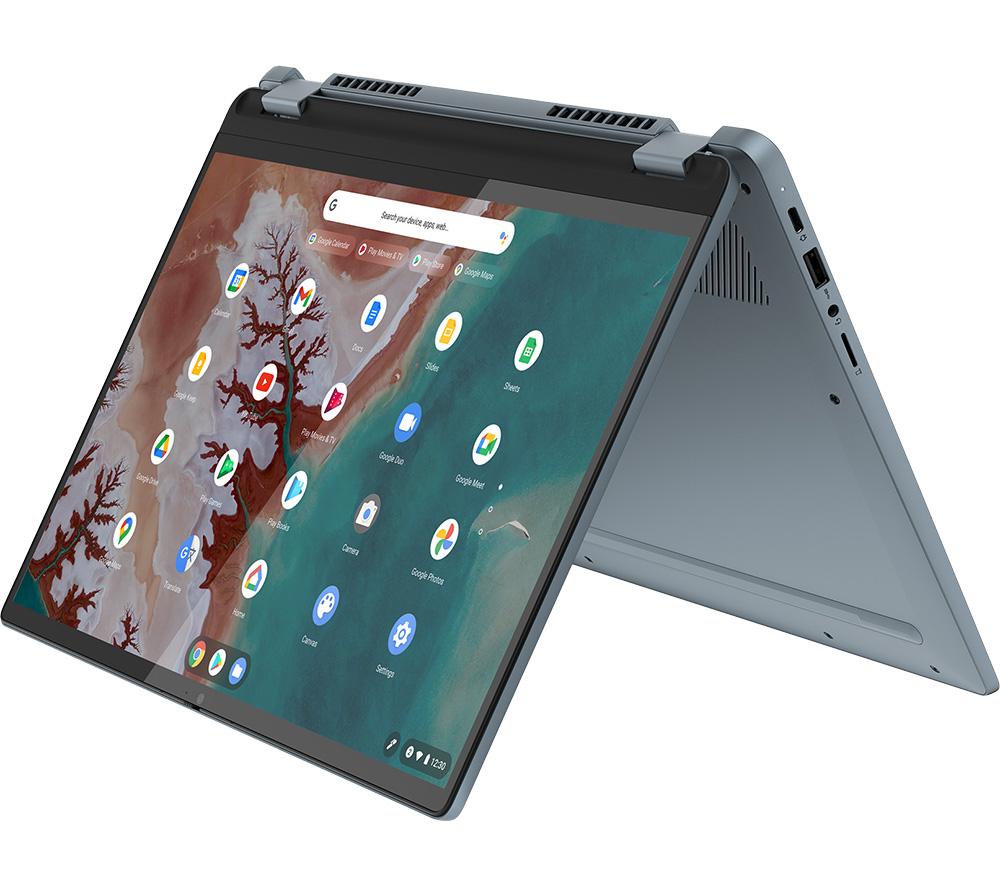 LENOVO IdeaPad Flex 5 14 2 in 1 Chromebook Plus - IntelCore? i5, 512 GB SSD, Blue, Blue