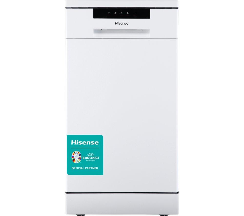 White 2024 slimline dishwasher