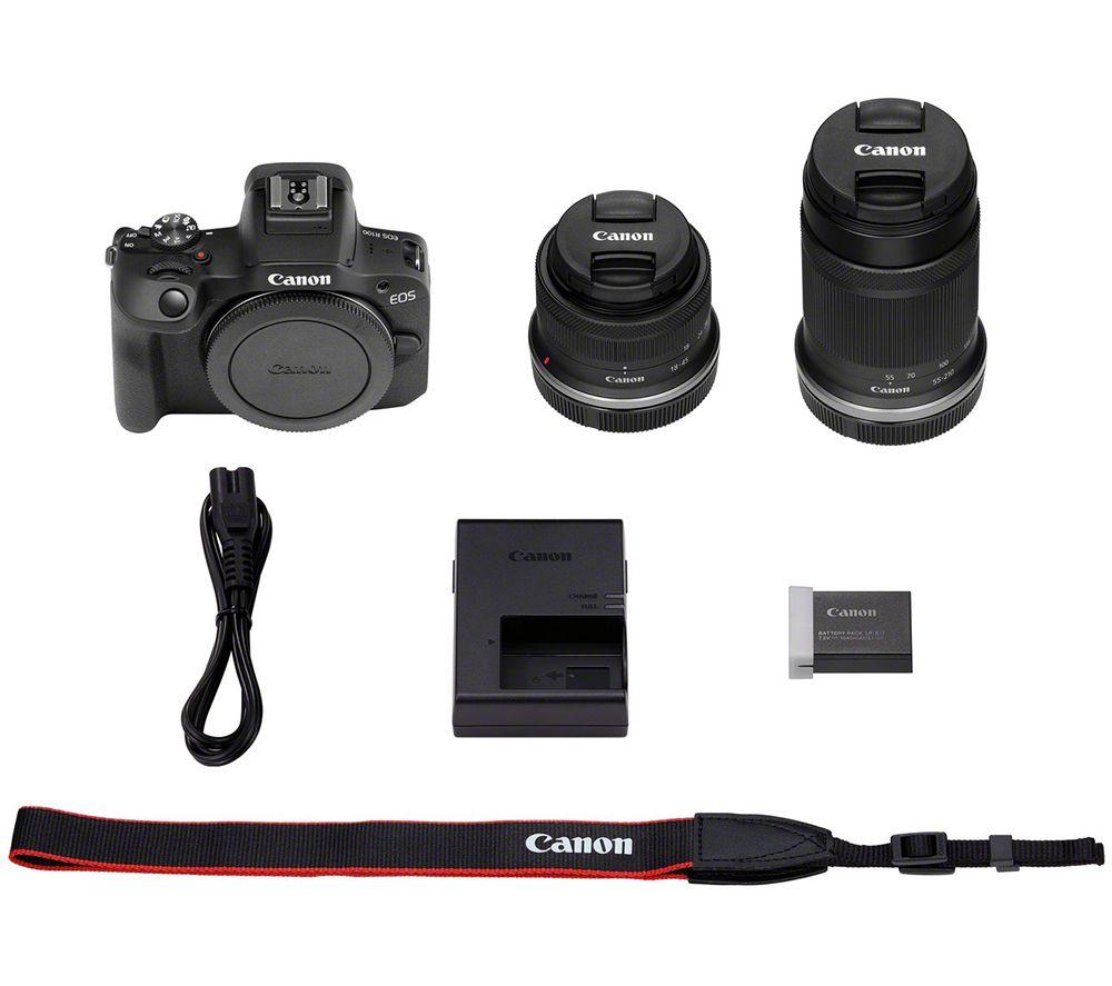 CANON EOS R100 Mirrorless Camera with RF-S 18-45 mm f/4.5-6.3 IS STM & 55-210 mm f/5-7.1 IS STM Lens image number 5 of 8