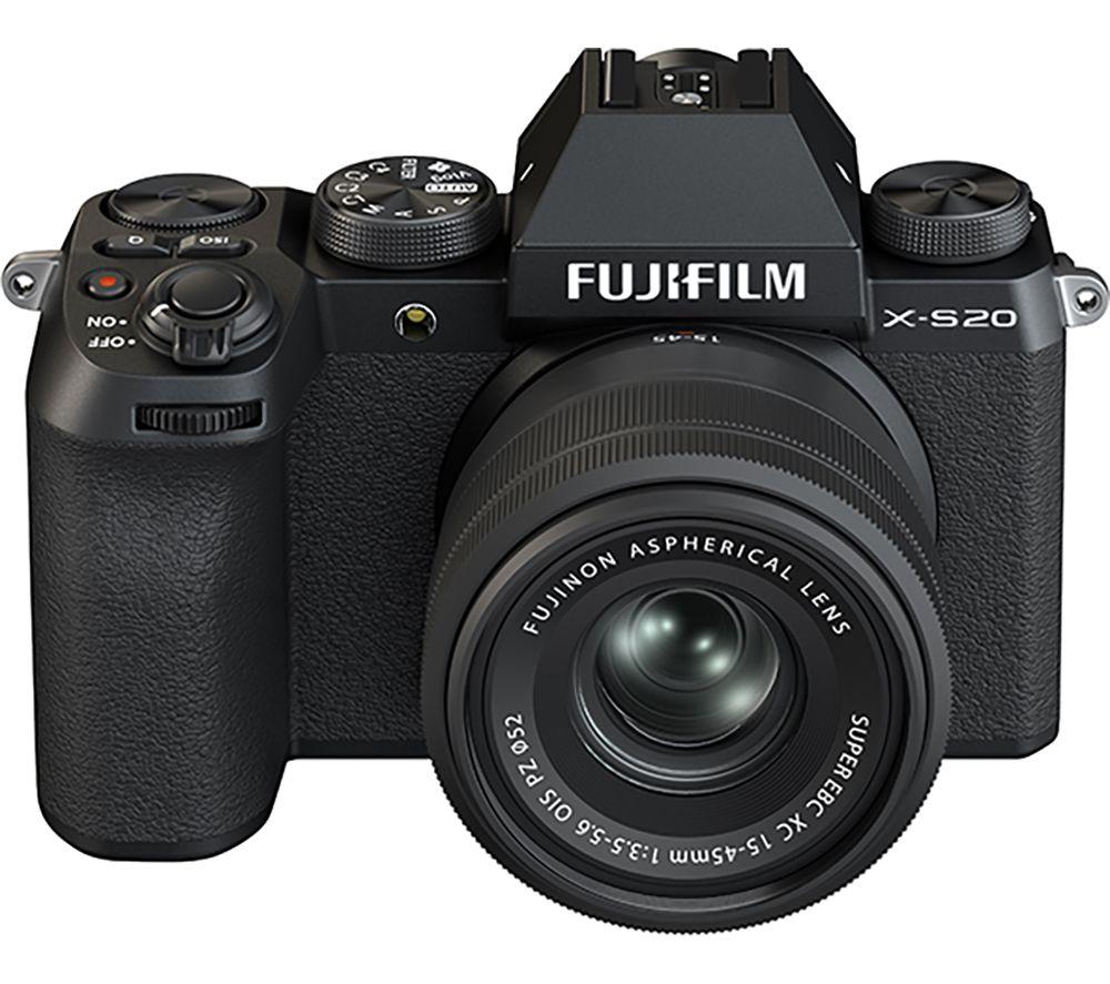 FUJIFILM X-S20 Mirrorless Camera with FUJINON XC 15-45 mm f/3.5-5.6 OIS PZ Lens