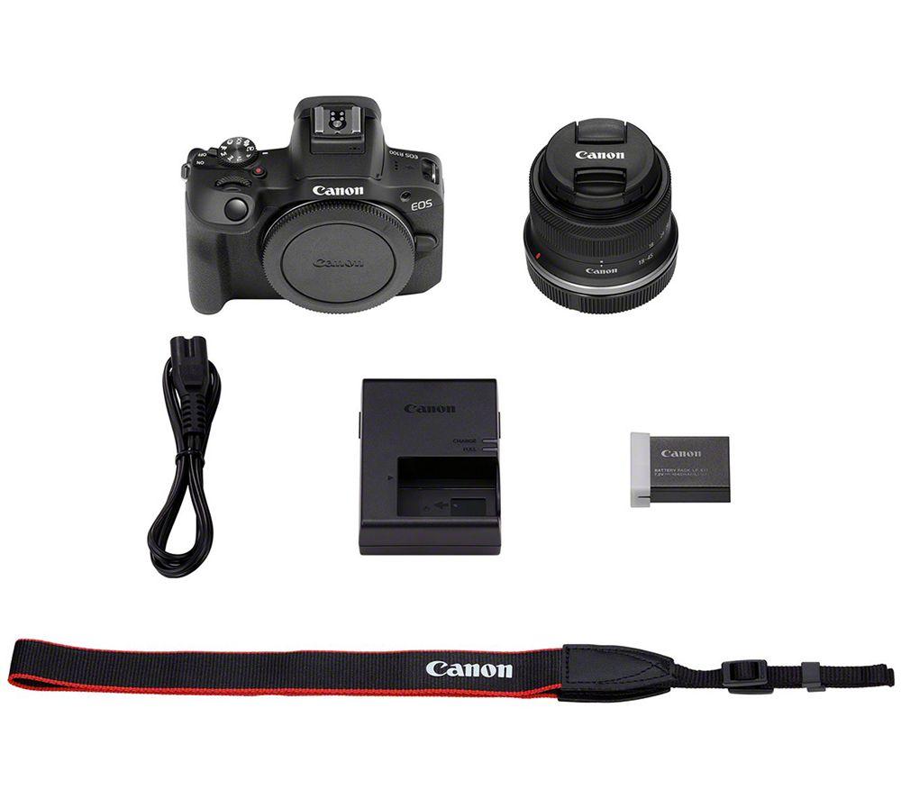 CANON EOS R100 Mirrorless Camera with RF-S 18-45 mm f/4.5-6.3 IS STM Lens image number 8 of 8