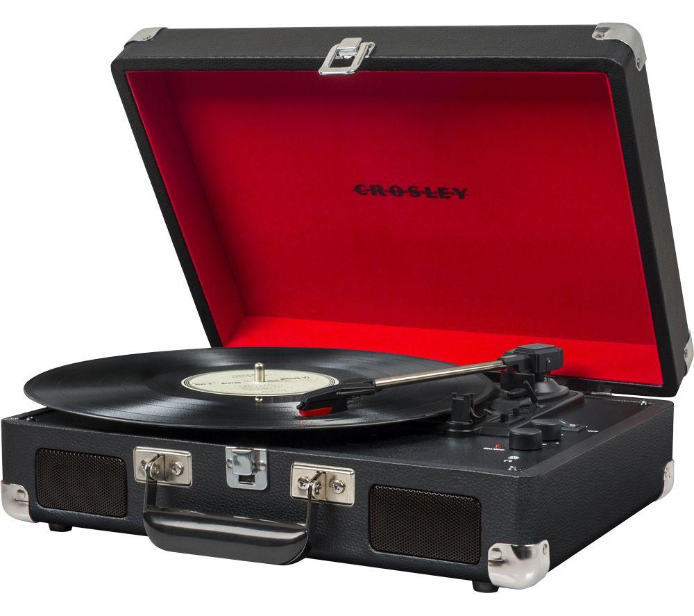 CROSLEY Cruiser Plus Belt Drive Bluetooth Turntable - Black image number 2 of 7