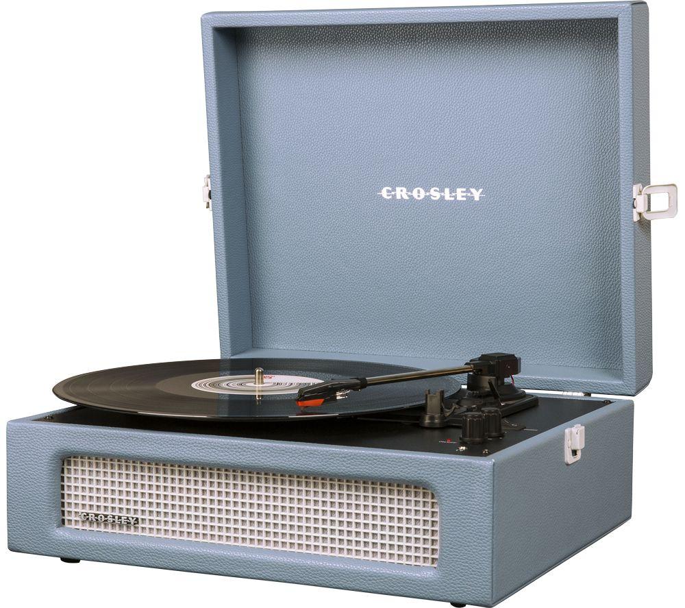 CROSLEY Voyager Belt Drive Bluetooth Turntable - Washed Blue image number 2 of 6