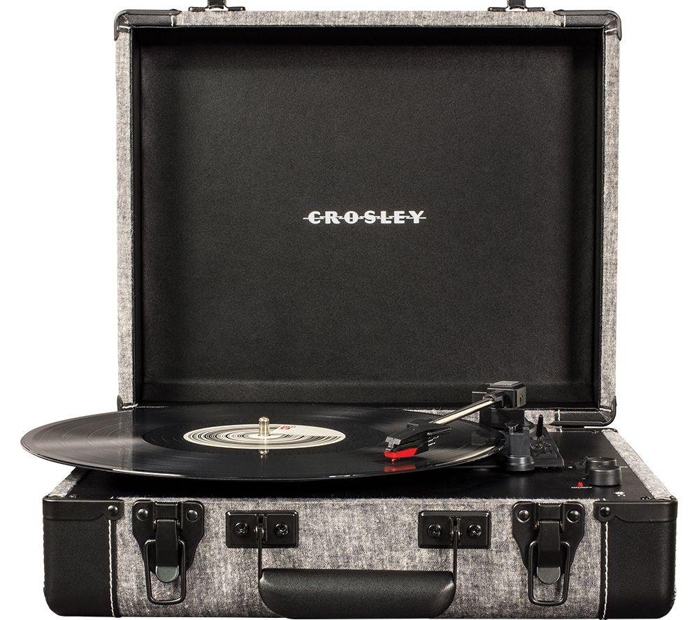 CROSLEY Executive CR6019E Portable Belt Drive Bluetooth Turntable - Smoke image number 2 of 5