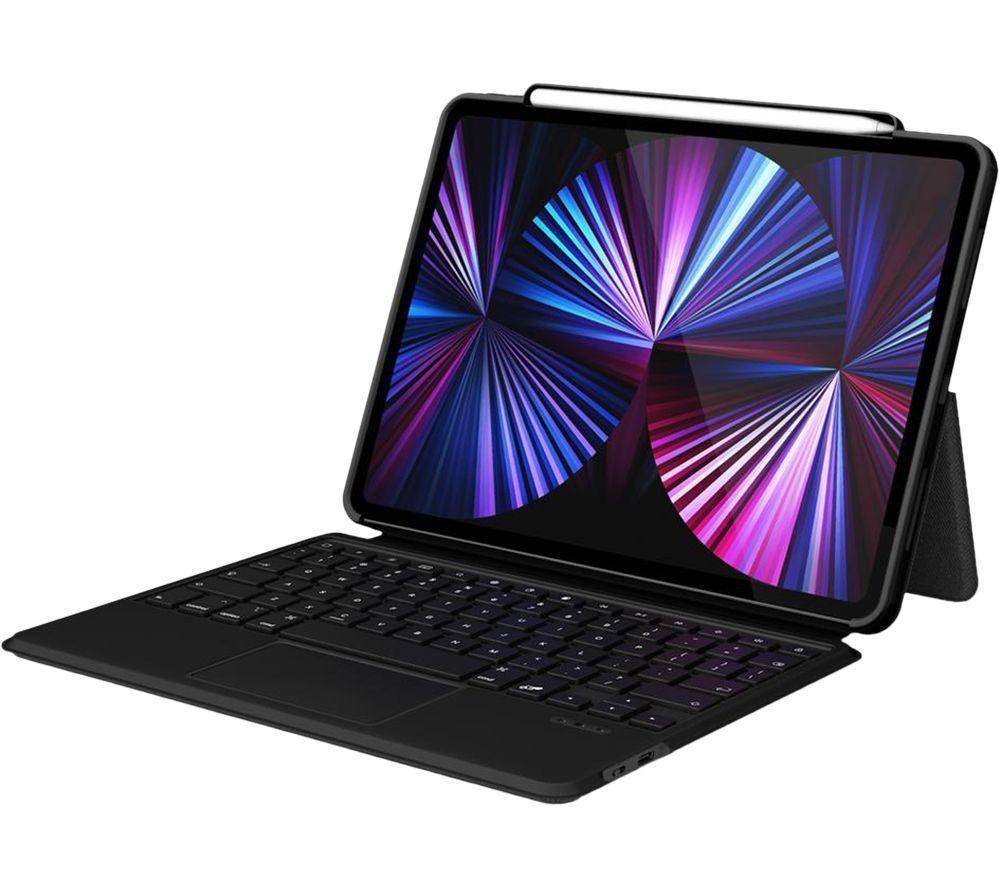 EPICO 11" iPad Pro & 10.9" iPad Air Keyboard Folio Case - Black, Black