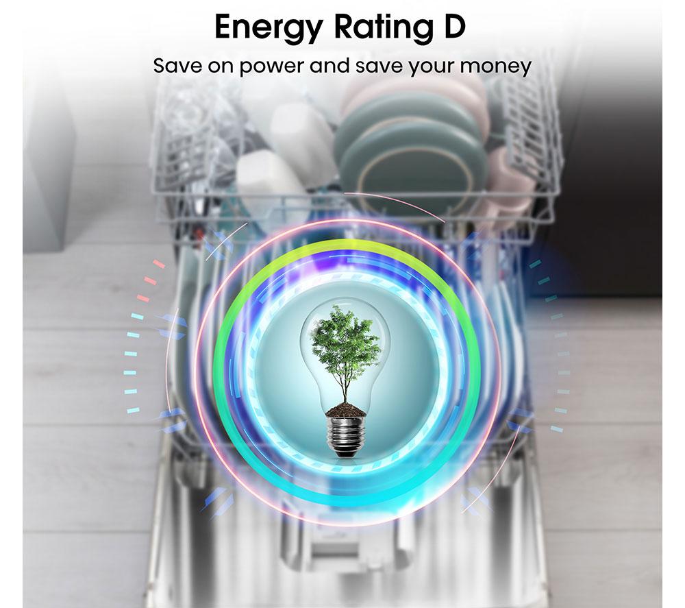 HISENSE HV623D15UK Full-size Fully Integrated Dishwasher image number 3 of 14
