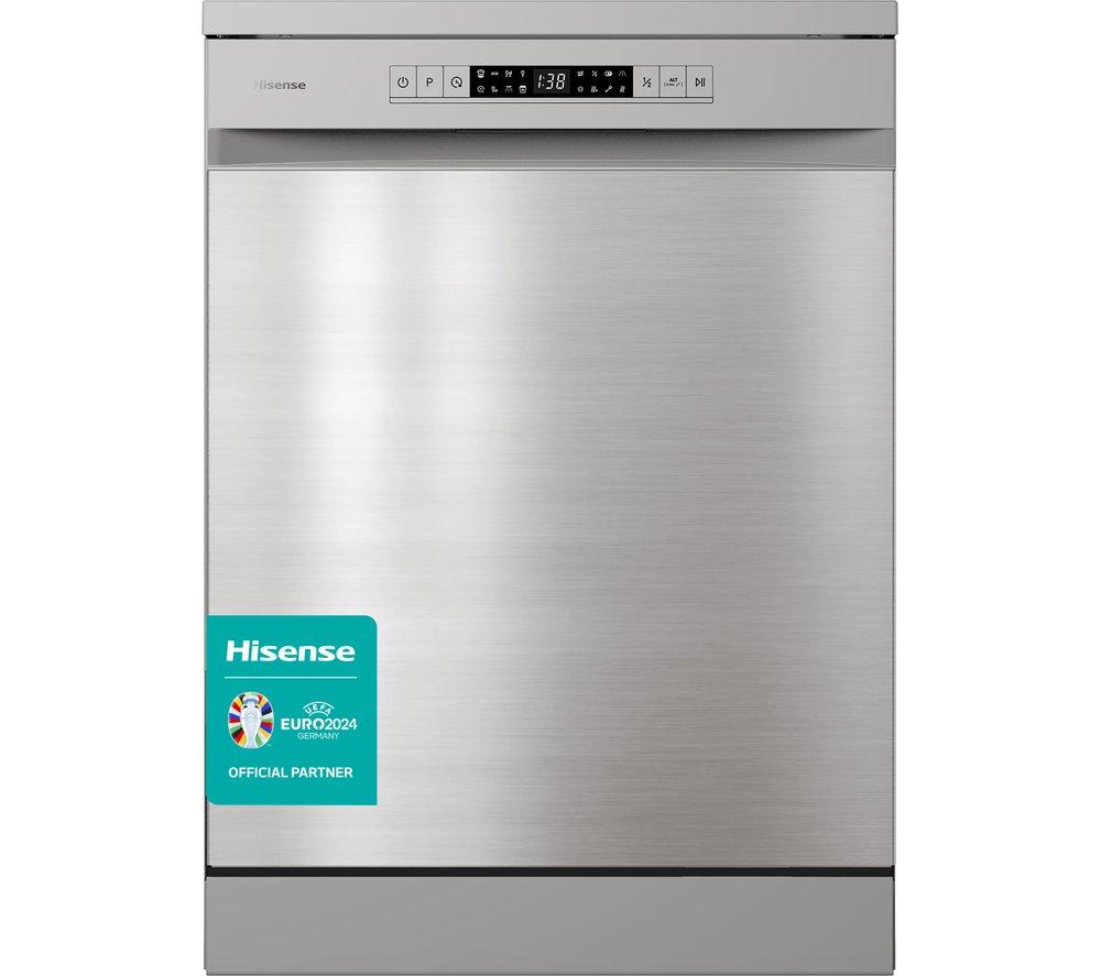 HISENSE HS622E90XUK Full-size Dishwasher - Stainless Steel