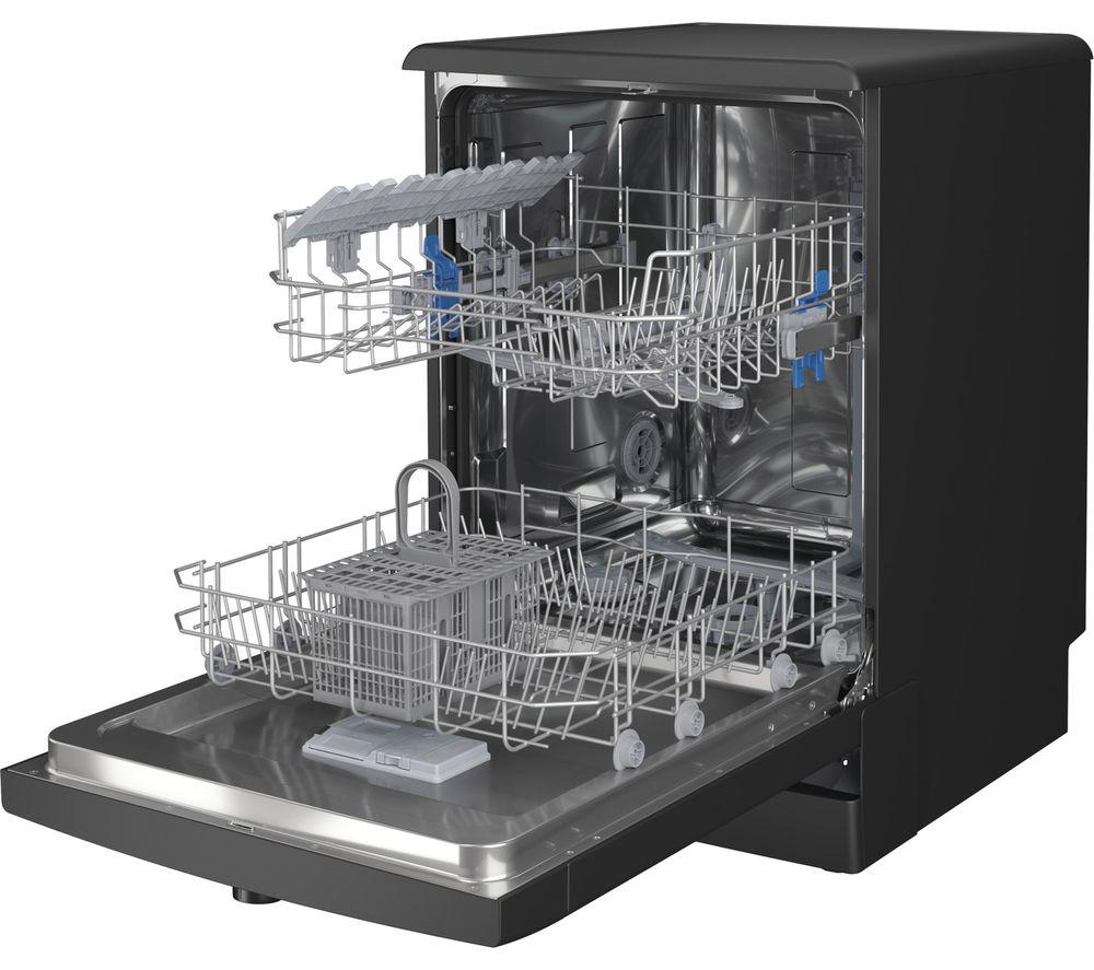 INDESIT D2FHK26BUK Full-size Dishwasher - Black image number 4 of 7