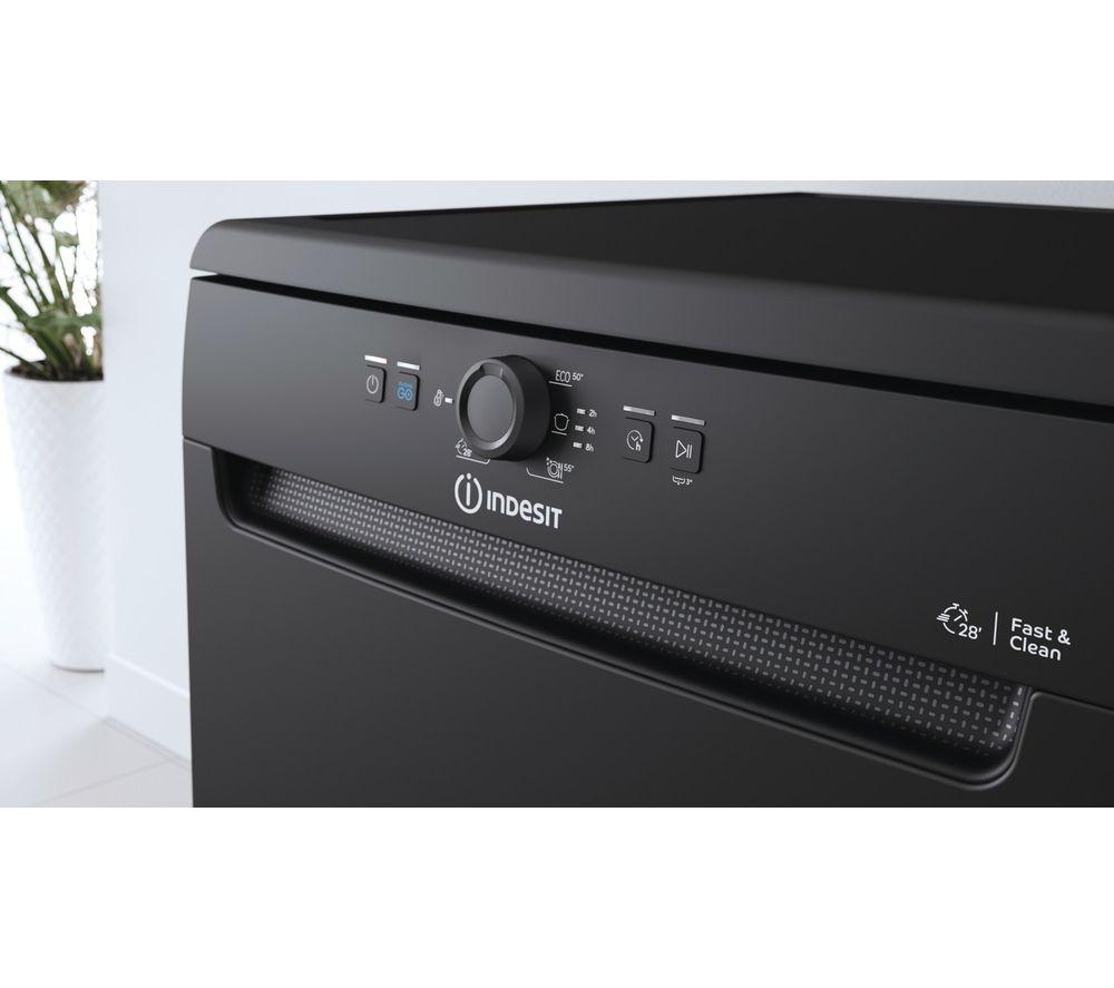 INDESIT D2FHK26BUK Full-size Dishwasher - Black image number 5 of 7