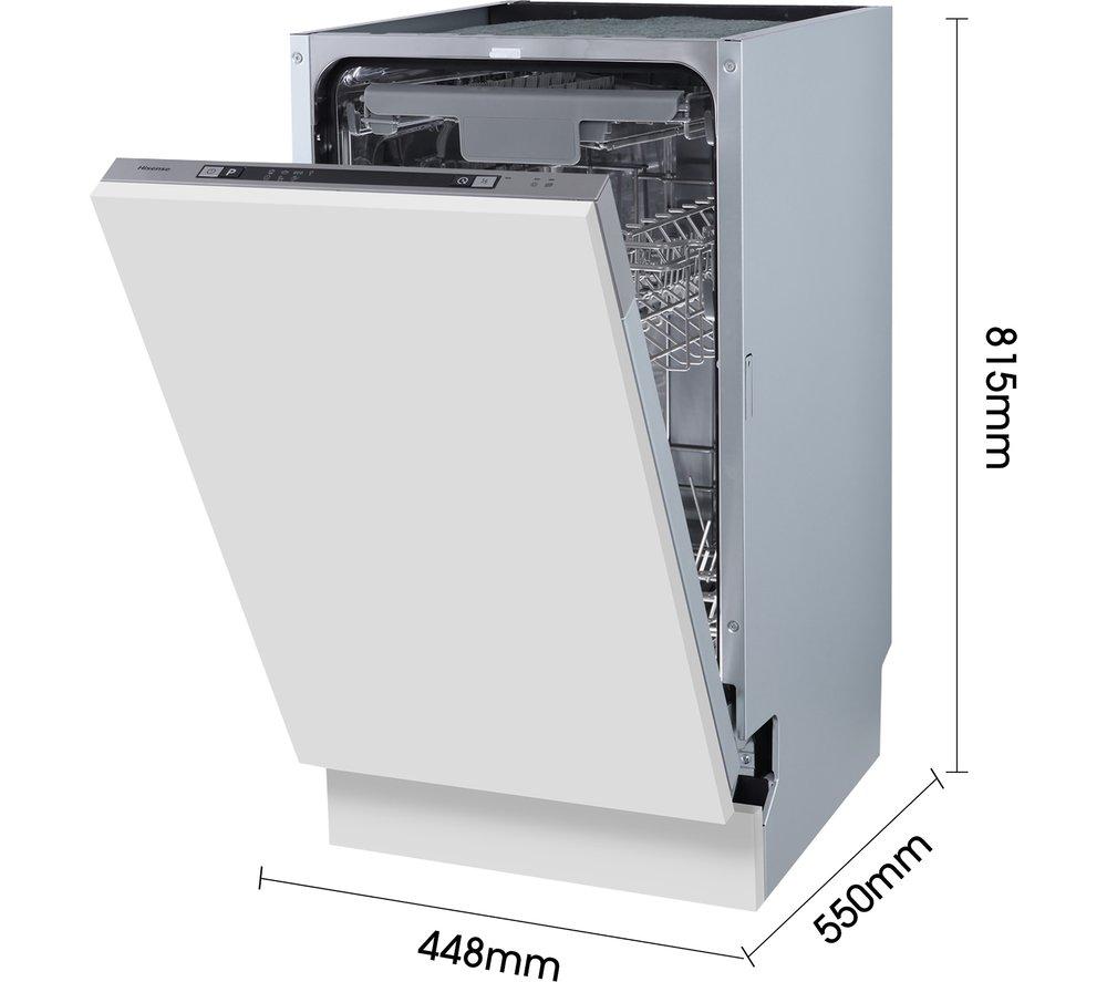 HISENSE HV523E15UK Slimline Fully Integrated Dishwasher image number 12 of 14