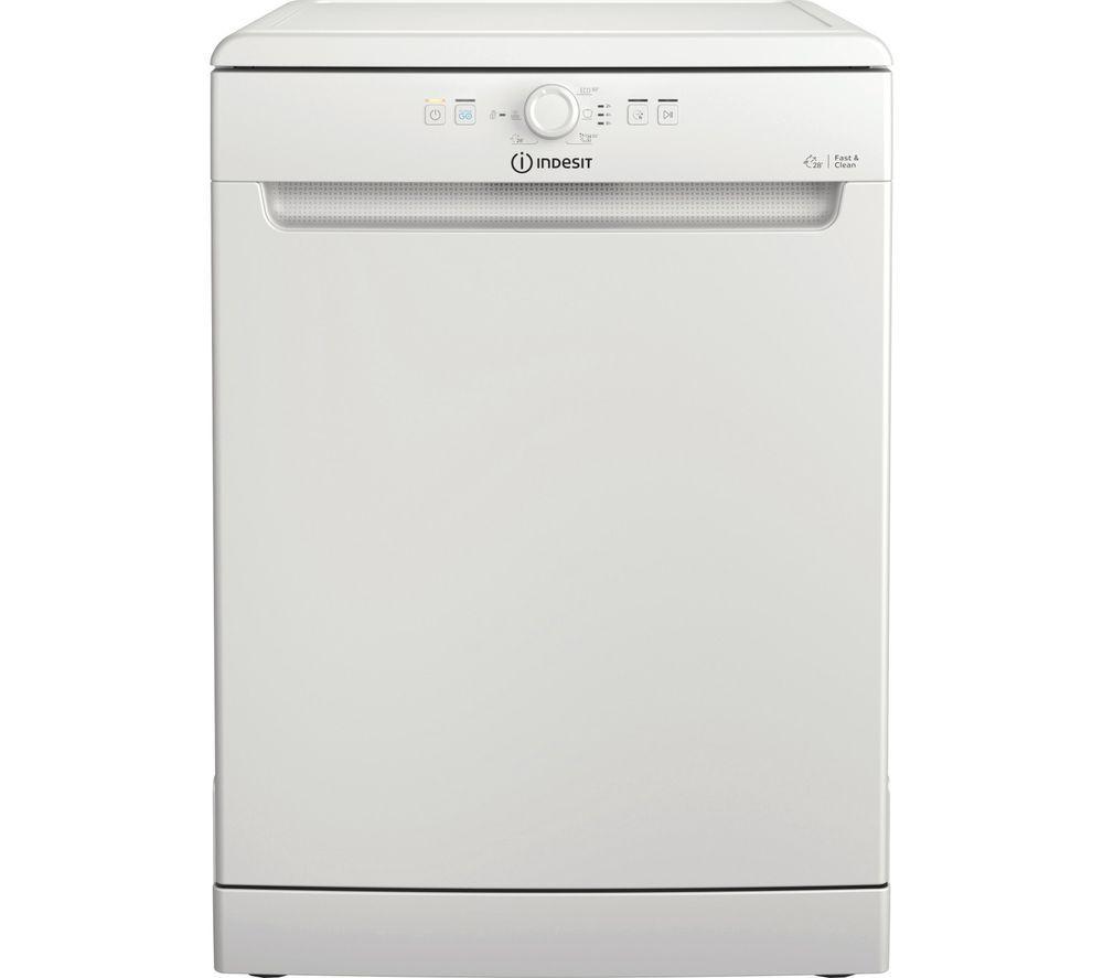 INDESIT D2FHK26UK Full-size Dishwasher - White image number 0