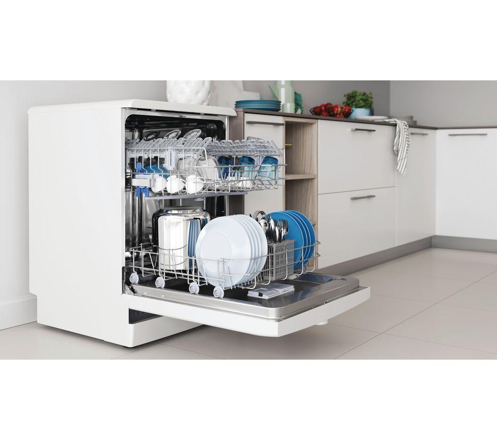 INDESIT D2FHK26UK Full-size Dishwasher - White image number 4 of 7